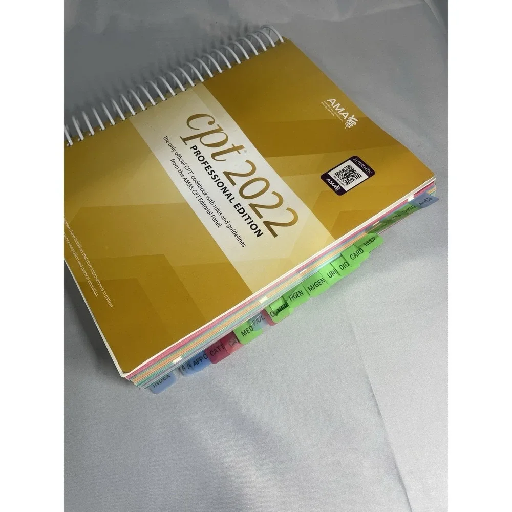 CPT Professional 2022 Spiral American Medical Association - Very Good